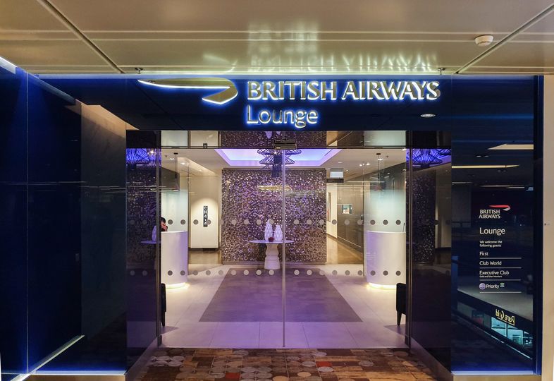 British Airways Singapore Lounge exterior